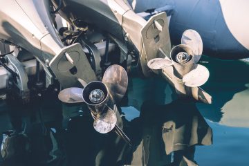 Propellers on boats